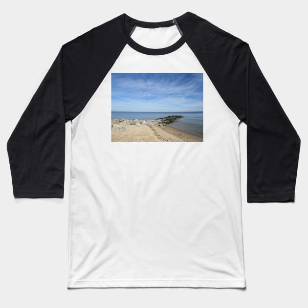 Looking out at The Chesapeake Bay 002 Baseball T-Shirt by ToniaDelozier